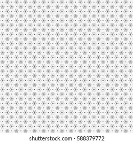Vector pattern. abstract flower monochrome stylish, repeating with small floral.