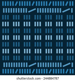 Vector Pattern. Abstract Geometric Background. Linear Structure From Rectangles. Vector Illustration