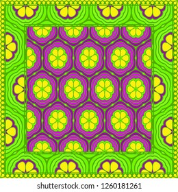 Vector pattern with abstract geometric style. Repeating sample figure and line. For fashion interiors design, wallpaper, textile industry.
