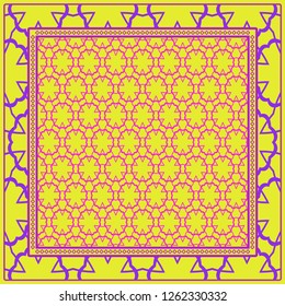 Vector pattern with abstract geometric style. Repeating sample figure and line. For fashion interiors design, wallpaper, textile industry.