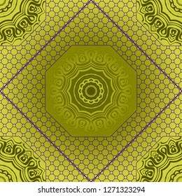 Vector pattern with abstract geometric style. Repeating sample figure and line. For fashion interiors design, wallpaper, textile industry.