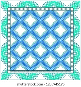 Vector pattern with abstract geometric style. Repeating sample figure and line. For fashion interiors design, wallpaper, textile industry.