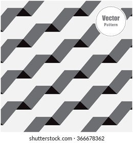 Vector pattern, abstract ribbon or ladder
