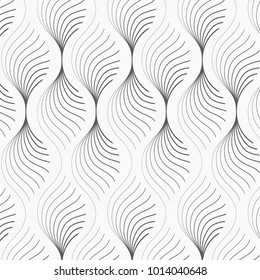 Vector pattern. Abstract stylish background with texture of abstract leaves or flower. Stylized holiday garland. pattern is on swatches panel