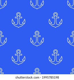 vector pattern anchor. seamless print anchor for print or clothing. nautical theme