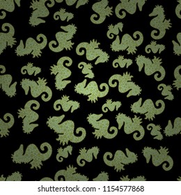 Vector pattern. Art inspired, purple, black, blue and pink style flowers and leaves background. Doodle flowers seamless pattern. Red, purple, black, blue and pink hand drawn pattern.