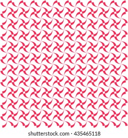 Vector pattern with art ornament. Elements for design . Ornamental lace tracery background.Red  white. 