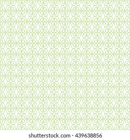 Vector pattern with art ornament. Elements for design . Ornamental lace tracery background.Green white. 