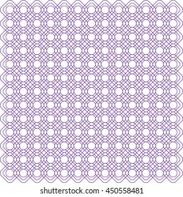 Vector pattern with art ornament. Elements for design . Ornamental lace tracery background.Purple white. 