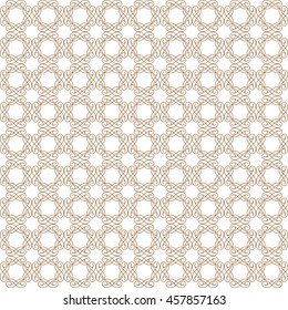 Vector pattern with art ornament. Elements for design . Ornamental lace tracery backgroun . Beige   white.