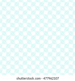 Vector pattern with art ornament. Elements for design . Ornamental lace tracery background .Blue white.