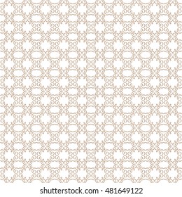 Vector pattern with art ornament. Elements for design . Ornamental lace tracery background .Beige white.Vector illustration.