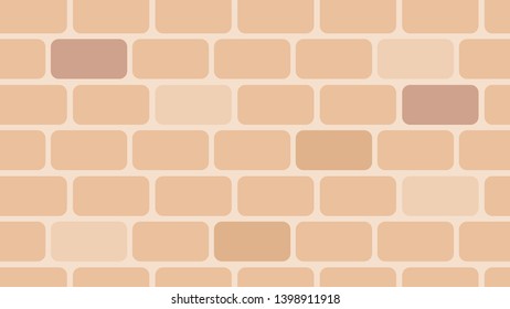 Vector pattern or background of bricks, use natural colors, fits screen nicely.