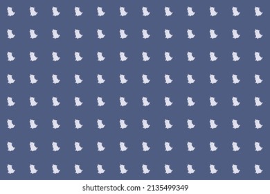 Vector pattern background with cat silhouettes for industrial uses