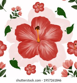 Vector pattern background with flowers. The palette and the backgrounds are soft and the layouts are simplified. The backdrop for greeting cards, posters, banners, and placards.
