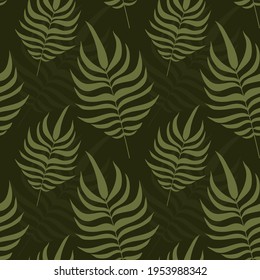 Vector pattern background with leaves. The palette and the backgrounds are soft and the layouts are simplified. The backdrop for greeting cards, posters, banners, and placards.