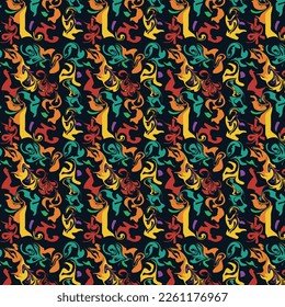 Vector Pattern Background and Seamless Background