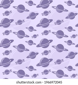 Vector pattern background with space theme. Backdrop for greeting cards, posters, banners, and placards. 