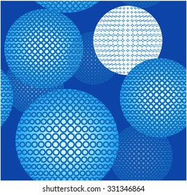 vector pattern with balloons