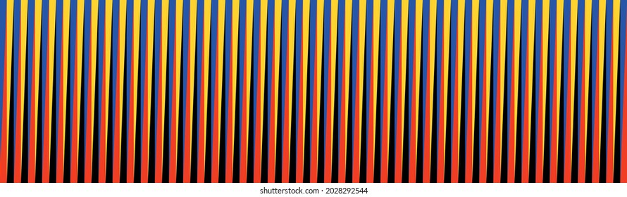 Vector pattern banner of vibrant color visual effect design