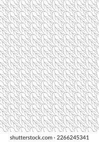 vector pattern. 
Beautiful black and white illustration for adult coloring book with rectangle abstract linear tribal pattern