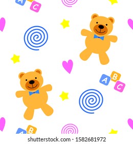 Vector pattern for the birth of a baby.