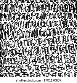 vector pattern with black lines on white background