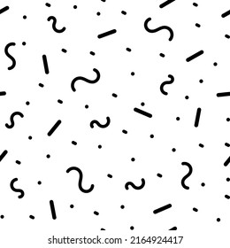 
Vector pattern in black and white