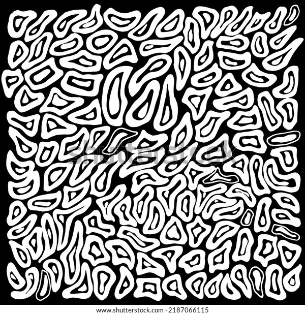 Vector Pattern Black White Spots Pattern Stock Vector (Royalty Free ...