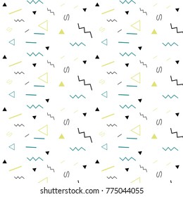 Vector pattern and black  white   yellow the white