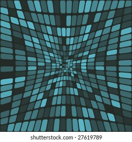 Vector pattern in blue colors