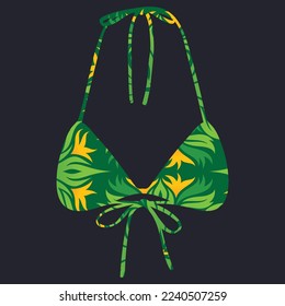 Vector pattern bra design for women