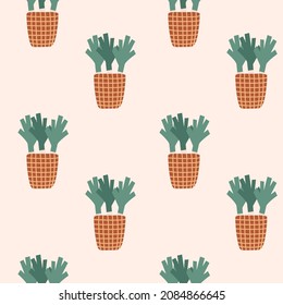 Vector pattern with bunch of leeks. Doodle background.