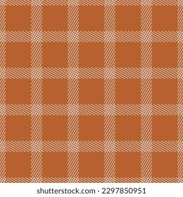 Vector. Pattern in a cage. Tartan blanket. Scottish pattern in beige, turquoise and orange plaid. Traditional checkered background for tablecloth, dress, skirt, napkin or other textile, Easter design.