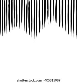 vector pattern with careless strokes and vertical lines. Abstract background black and white hand drawn texture. Postcard, banner, card, flyer, poster.