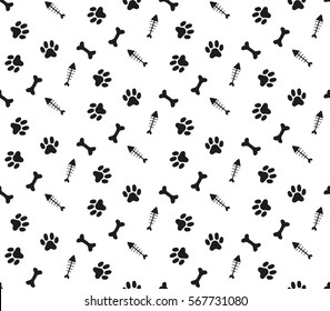 Vector Pattern In The Cat's Paw