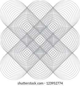 Vector pattern for certificate or diploma