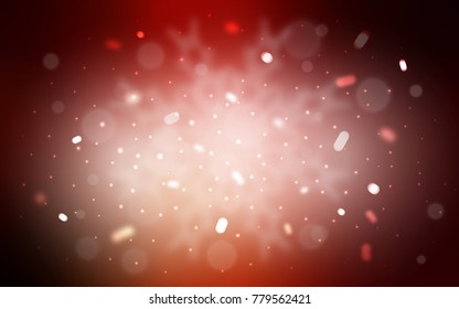 Vector pattern with christmas snowflakes. Blurred decorative design in xmas style with snow. The pattern can be used for new year leaflets.