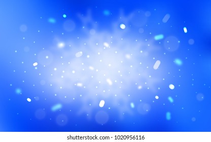 Vector pattern with christmas snowflakes. Decorative shining illustration with snow on abstract template. New year design for your business advert.