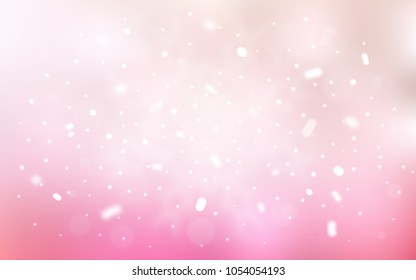 Vector pattern with christmas snowflakes. Glitter abstract illustration with crystals of ice. The pattern can be used for new year ad, booklets.