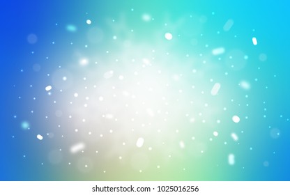 Vector pattern with christmas snowflakes. Modern geometrical abstract illustration with crystals of ice. New year design for your business advert.