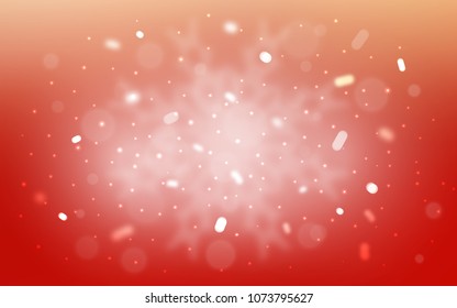 Vector pattern with christmas snowflakes. Modern geometrical abstract illustration with crystals of ice. The pattern can be used for new year ad, booklets.