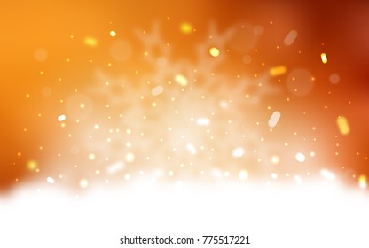 Vector pattern with christmas snowflakes. Modern geometrical abstract illustration with crystals of ice. The pattern can be used for year new  websites.