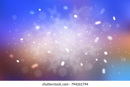Vector pattern with christmas snowflakes. Modern geometrical abstract illustration with crystals of ice. New year design for your ad, poster, banner.