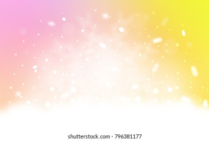 Vector pattern with christmas snowflakes. Modern geometrical abstract illustration with crystals of ice. The pattern can be used for new year ad, booklets.