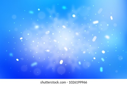 Vector pattern with christmas snowflakes. Shining colored illustration with snow in christmas style. The pattern can be used for new year leaflets.