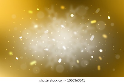 Vector pattern with christmas snowflakes. Snow on blurred abstract background with gradient. The template can be used as a new year background.