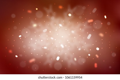 Vector pattern with christmas snowflakes. Snow on blurred abstract background with gradient. New year design for your ad, poster, banner.