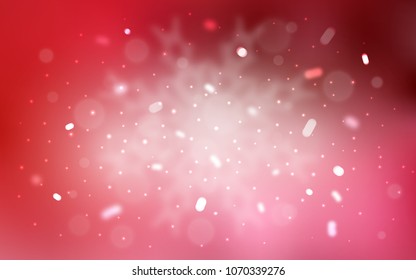 Vector pattern with christmas snowflakes. Snow on blurred abstract background with gradient. The pattern can be used for year new  websites.