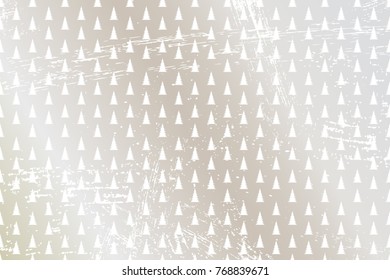 vector pattern of Christmas trees. theme for the new year. Brush stroke.